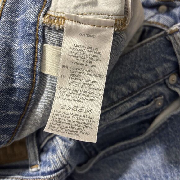 Madewell 90s Straight Jean Women’s 31 Petite Blue Enmore Wash High Waist - Picture 7 of 7